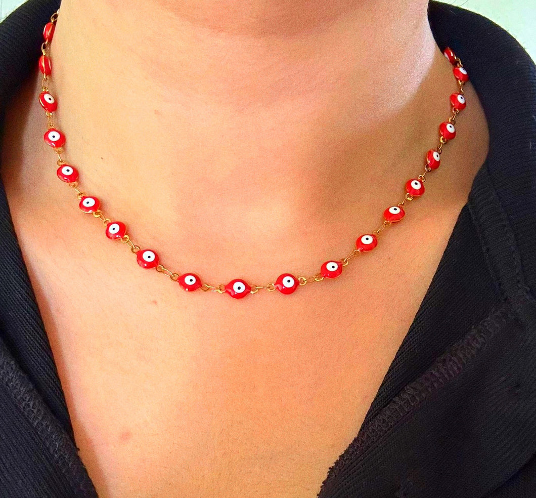 Nazar Necklace - Red