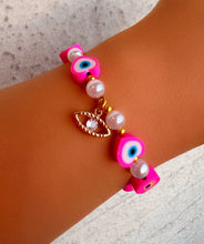 Load image into Gallery viewer, Beliz Evil Eye &amp; Charm Bracelet
