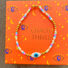 Load image into Gallery viewer, Eleni Evil Eye Beaded Bracelet - Multicolour
